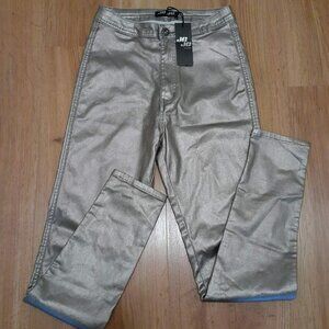 JC & JQ Jegging High Rise Metallic Jeans NWT